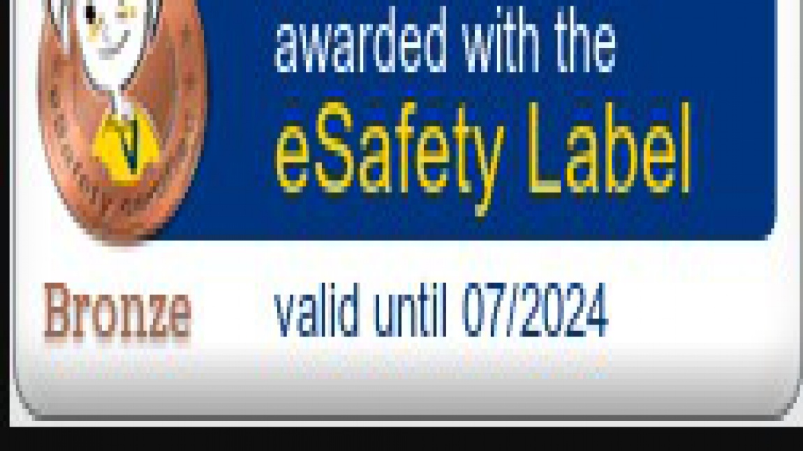 Okulumuz Bronz e-Güvenlik Etiketine Sahip